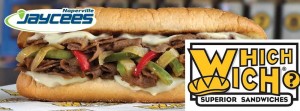 FUNDRAISER: Naperville Jaycees Food Giving Program!  @ Which Wich Sandwiches